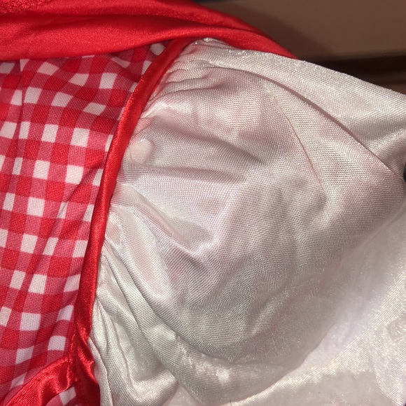Costume RED RIDING HOOD Sexy Dress With Cape Adult Size Medium 6-8 - Picture 16 of 16